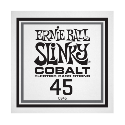 Ernie Ball 10645EB .045 Single Cobalt Wound Electric Bass String