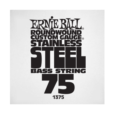 Ernie Ball 1375EB .075 Corde simple pour basse électrique en acier inoxydable
