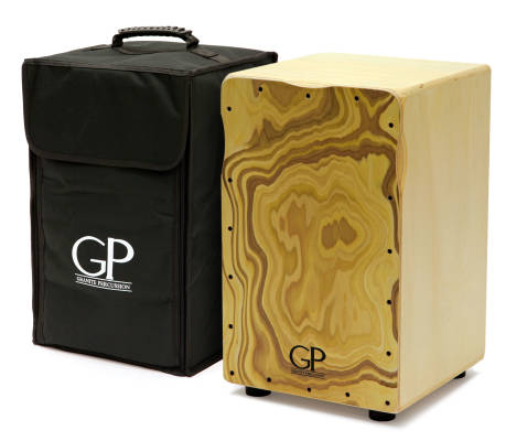 Granite Percussion Cajon Deluxe avec sac de transport