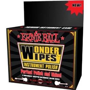 Ernie Ball 4278EB Wonder Wipes Instrument Polish - 6 Pack