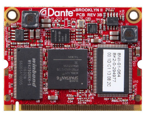 Module Dante audio IP MTRX 64 canaux Avid Pro Tools