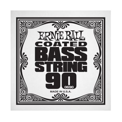 Ernie Ball 0690EB .090 Single Coated Nickel Wound Electric Bass String