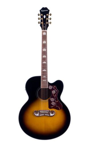 Epiphone J-200 EC Series Acoustic Electric Guitar (Vintage Sunburst)