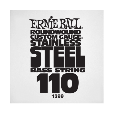 Ernie Ball 1399EB .110 Corde simple pour basse électrique en acier inoxydable