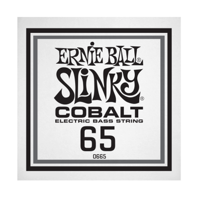 Ernie Ball 10665EB .065 Single Cobalt Wound Electric Bass String