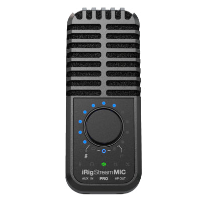 IK Multimedia iRig Stream Mic Pro Microphone compact multi-motifs
