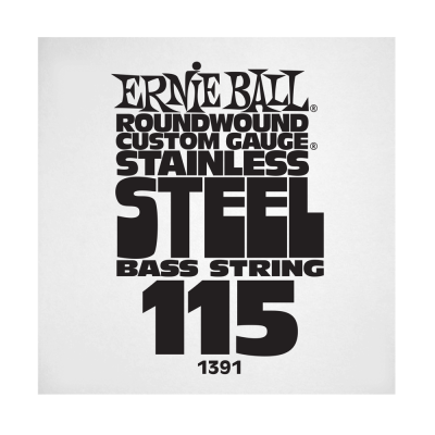 Ernie Ball 1391EB .115 Corde simple pour basse électrique en acier inoxydable