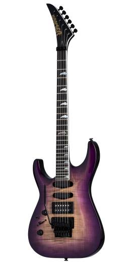 Kramer SM-1 FIGURED Left-Handed Electric Guitar (Royal Purple)