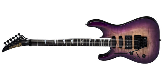 Kramer SM-1 FIGURED Left-Handed Electric Guitar (Royal Purple)