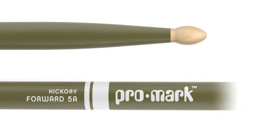 Pro-Mark TX5AW-GREEN Classic Forward 5A Painted Hickory Drumsticks (Green)
