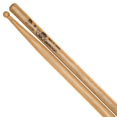 Los Cabos LCD8ARH 8A Baguettes en hickory rouge