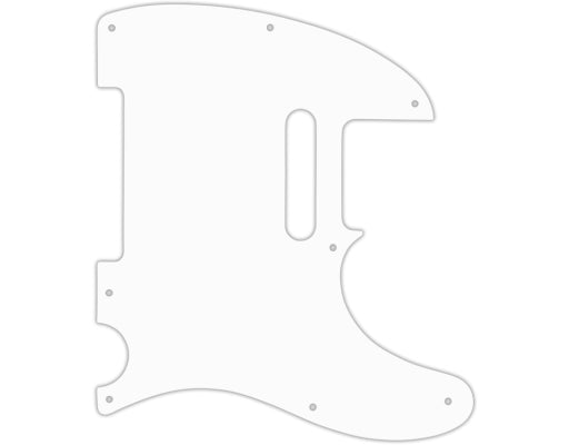 WD Music WD-TE-102 Pickguard for Fender 1954-Present USA or 2002-Present Made in Mexico Telecaster (White)