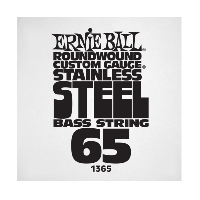Ernie Ball 1365EB .065 Corde simple pour basse électrique en acier inoxydable