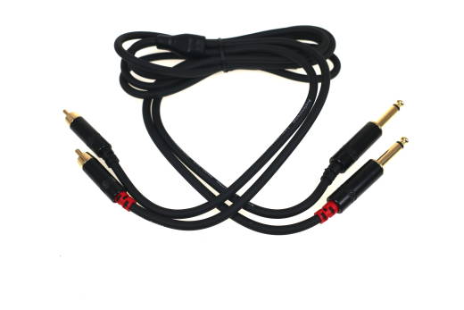 Link Audio Premium Dual RCA to 1/4 Cable - 6 Feet