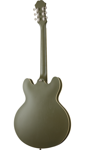 Epiphone ETCAW Casino Worn Guitare électrique semi-creuse (Olive Drab)