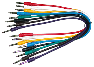 Link Audio AA19 1/4 TRS-M to 1/4 TRS-M Cable 8 Pack - 18"
