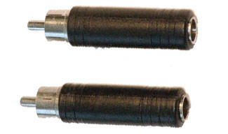 Link Audio AA2 RCA male to 1/4 Female adaptor