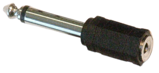 Link Audio AA50 Mini-Jack TRS-F to Mono 1/4 Male adaptor