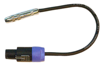 Adaptateur Link Audio AA60 1/4 F vers Speakon - 6 pouces