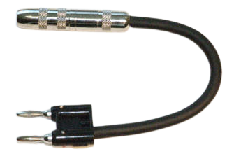 Link Audio AA61 1/4 TS Female to Dual Banana Plug Adaptor - 6 Inches