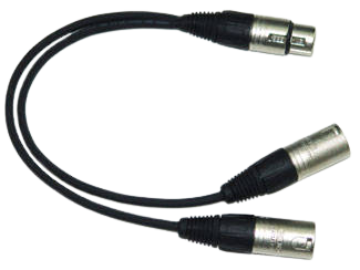 Yorkville MC-1ym Standard Series XLR-F à 2x xlr-m y-cable