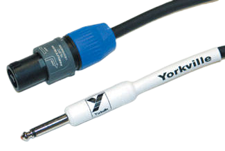 YORKVILLE SP2-25SP DLX Series SP2 à 1/4 pouce Câble d'enceintes - 25 pieds