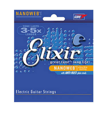 Elixir 15406 Electric Bass X-Long Scale Nickel Plated Single .105 String w/ Nanoweb Coating
