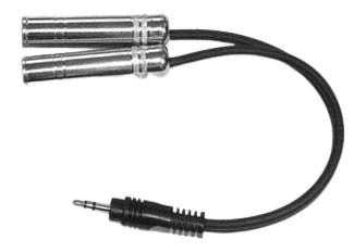 Link Audio AA24Y 1/8 TRS-M to 2x 1/4 TRS-F Y-Cable