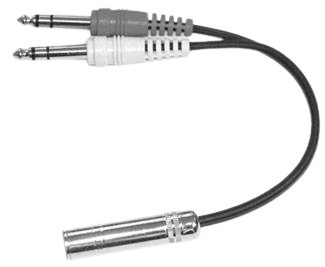 Câble Link Audio AA33Y 1/4 TRS vers 2x RCA-M Y