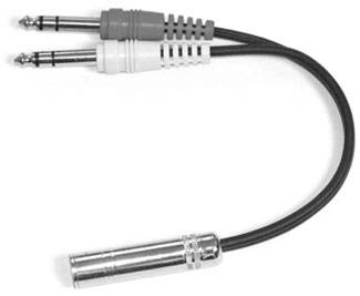 Link Audio AA29Y 1/4 TRS-F to 2x 1/4 TRS-M Y-Cable