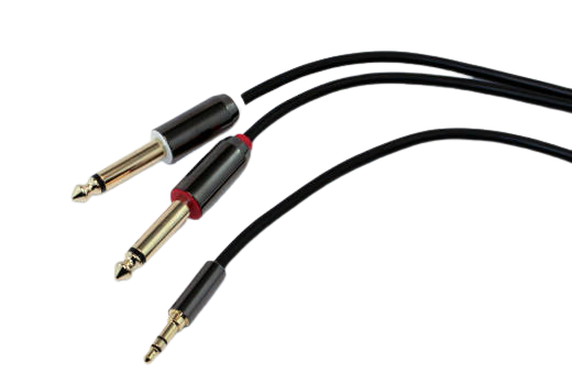 Link Audio LP2210MPY Câble en Y 1/8" TRS-M vers 2 x 1/4-M - 10 pieds