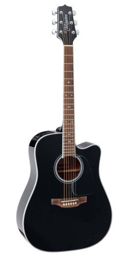 Takamine GD34CE-BLK Dreadnought Solid Mahogany Acoustic Electric With Gigbag (Black)