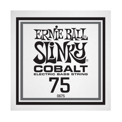 Ernie Ball 10675EB .075 Single Cobalt Wound Electric Bass String