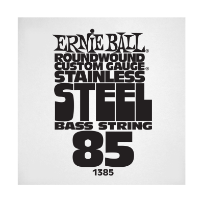 Ernie Ball 1385EB .085 Corde simple pour basse électrique en acier inoxydable
