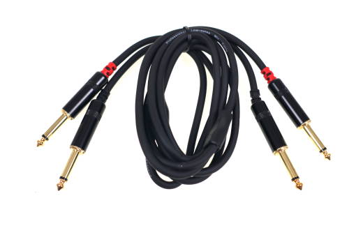 Liaison audio lp206pp Premium Dual 1/4 à 1/4 câble - 6 pieds