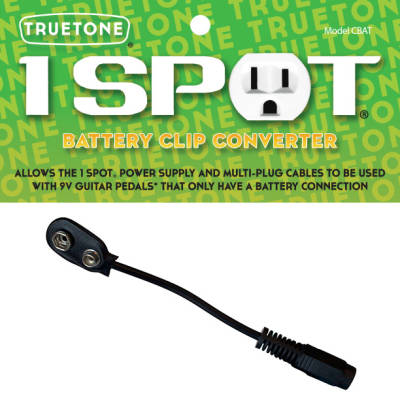 Convertisseur de clip de batterie Truetone VS-CBAT 1 Spot