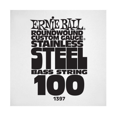 Ernie Ball 1397EB .100 Corde simple pour basse électrique en acier inoxydable