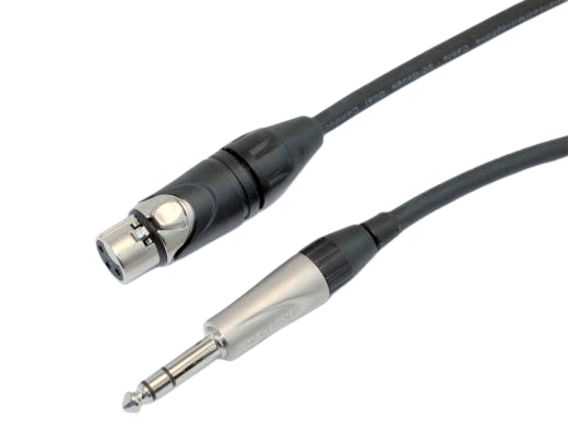 Yorkville PC-15XPSDLX DLX Series Balanced XLR-F to TRS Cable - 15 Feet