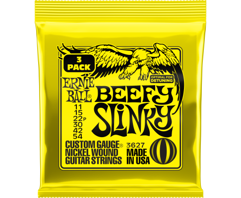 Ernie Ball 3627EB Beefy Slinky Electric Strings 11-54 3-Pack