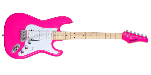 Kramer KF21HPCT Focus VT-211S Guitare électrique Rose vif