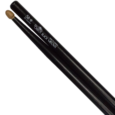 Los Cabos LCD5BRHBW 5B Baguettes Black Widows (Hickory rouge)