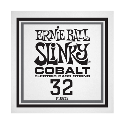 Ernie Ball 10632EB .032 Single Cobalt Wound Electric Bass String