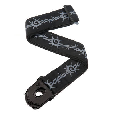 Planet Waves 50PLA04 Planet Lock Strap Collection - Barbed Wire