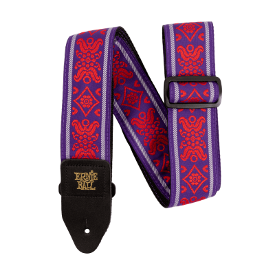 Ernie Ball Jacquard Guitar Strap - Royal Flush Red