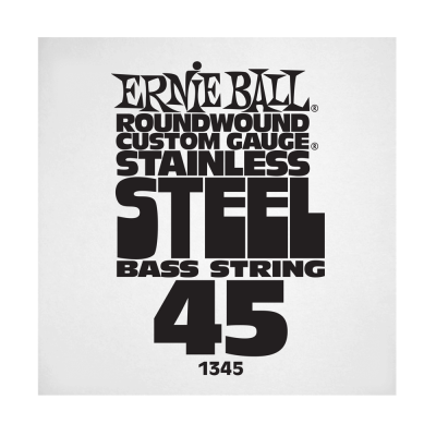 Ernie Ball 1345EB .045 Corde simple pour basse électrique en acier inoxydable