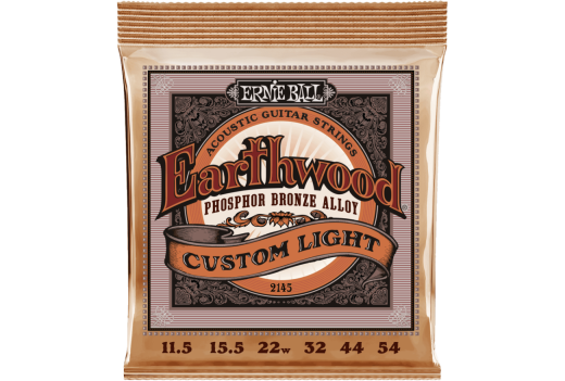 Ernie Ball 2145EB Earthwood Medium Phosphor Bronze Acoustic Guitar Strings