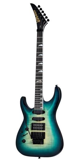 Kramer SM-1 FIGURED Left-Handed Electric Guitar (Caribbean Blue)