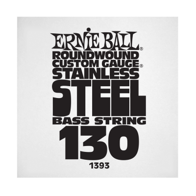 Ernie Ball 1393EB .130 Corde simple pour basse électrique en acier inoxydable