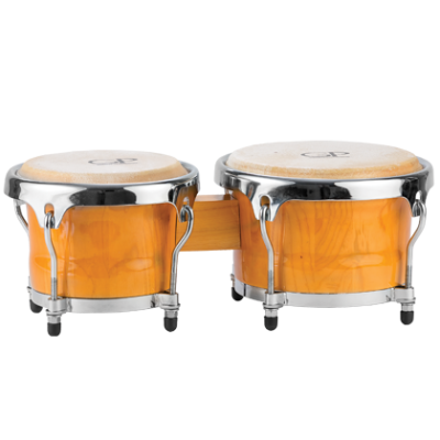 Granite Percussion Ensemble Bongo 6,5 et 7,5 pouces - Finition naturelle