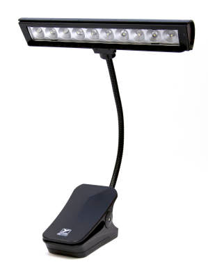Lampe de lecture à 10 LED avec support à ruban Yorkville BS-LED10